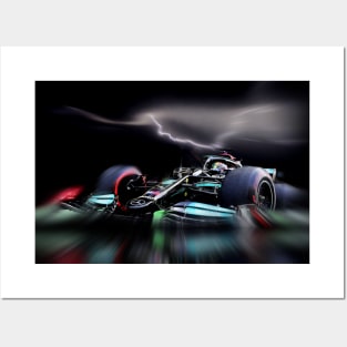 Hammertime - Lewis Hamilton aka LH44 Posters and Art